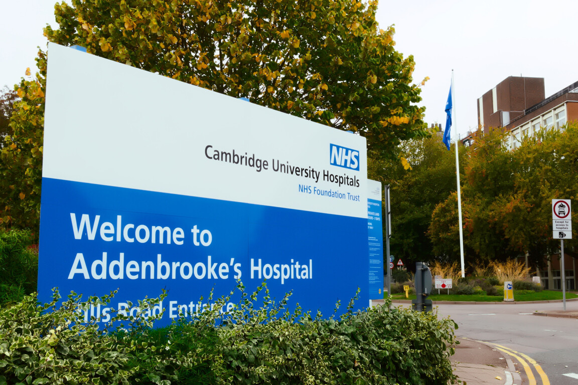 Addenbrooke's Hospital in Cambridge