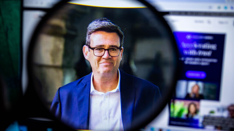 Prime Minister Andy Burnham under the microscope.
