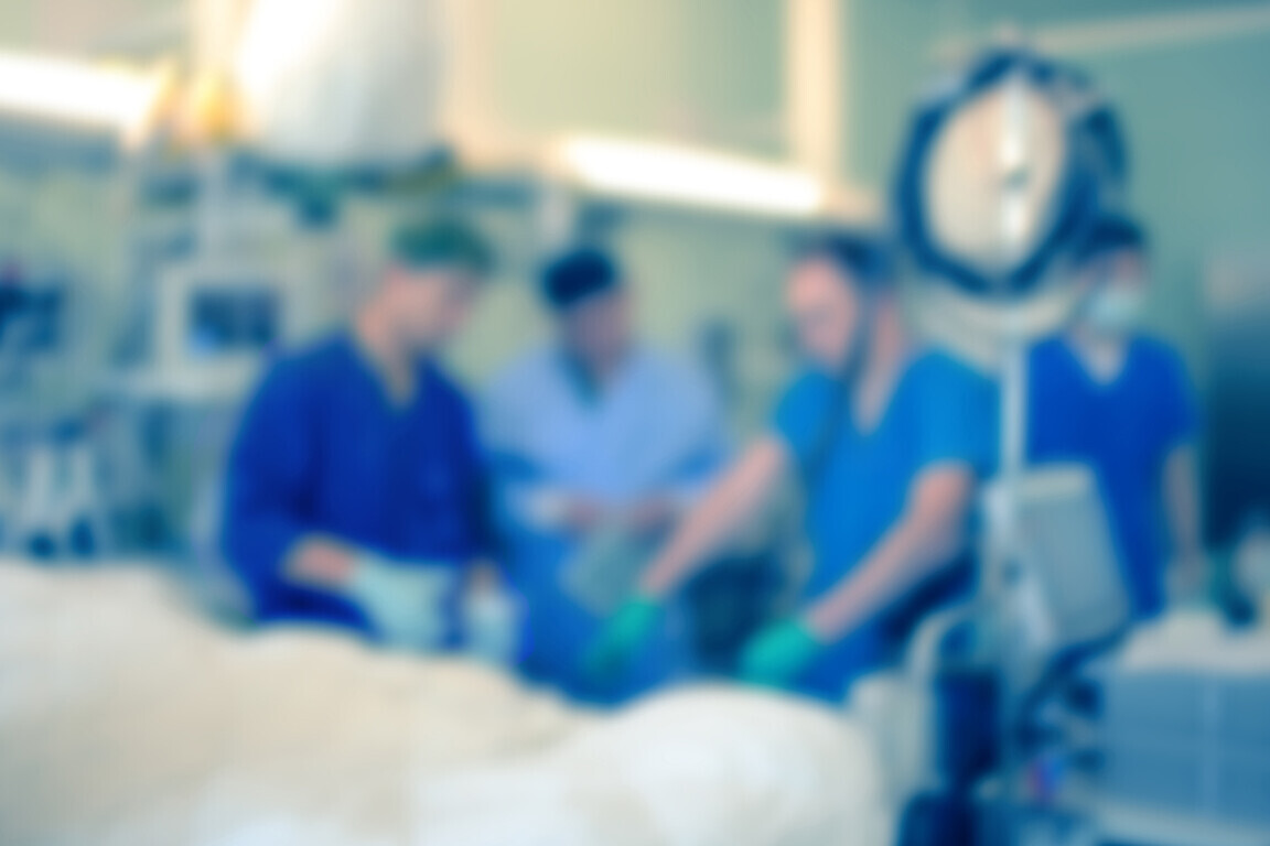 Blurred doctors