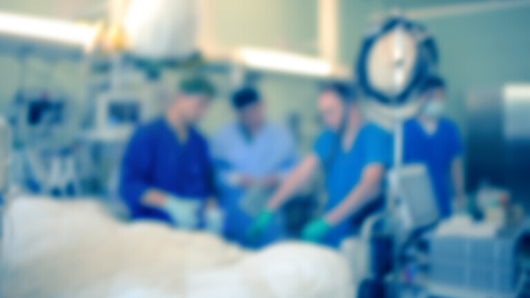 Blurred doctors